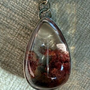 Sterling Silver Lodalite Quartz Pendant